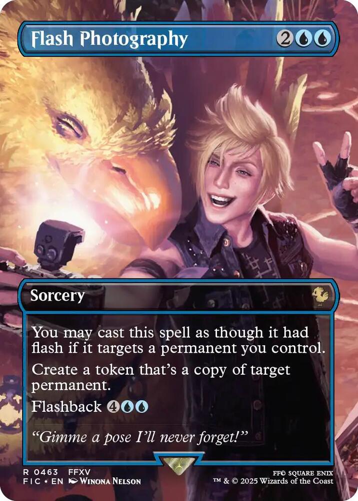 Flash Photography (Borderless) (463) [Final Fantasy Commander]