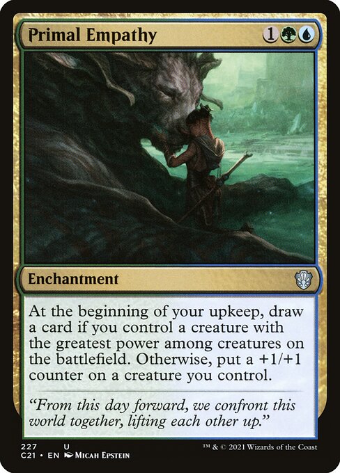 Primal Empathy (227) [Commander 2021]