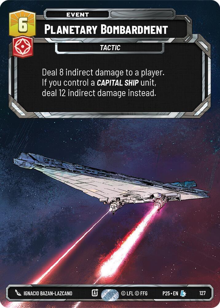 Planetary Bombardment (127) [Sector and Regional Promos: Season 1]