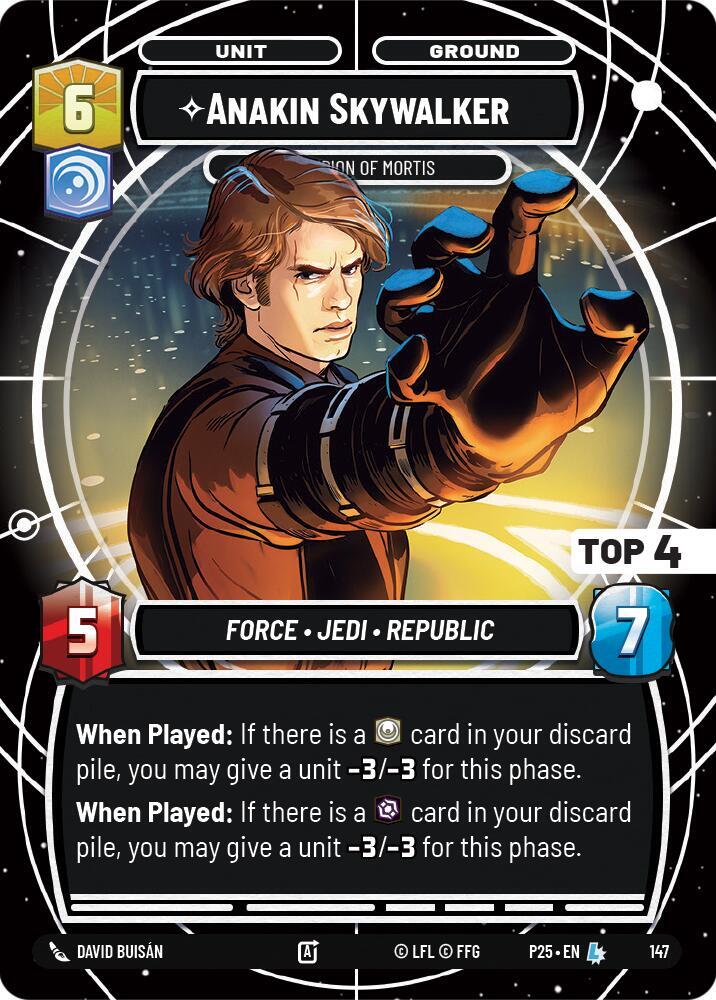 Anakin Skywalker - Champion of Mortis (Top 4) (149) [Sector and Regional Promos: Season 1]