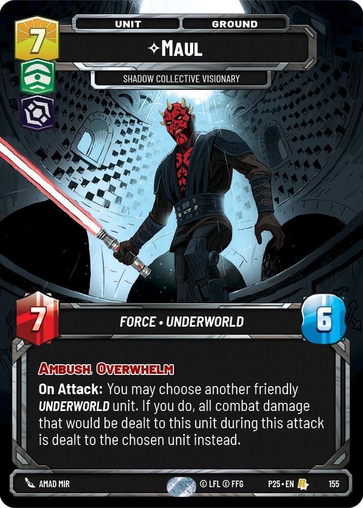 Maul - Shadow Collective Visionary (155) [Sector and Regional Promos: Season 1]