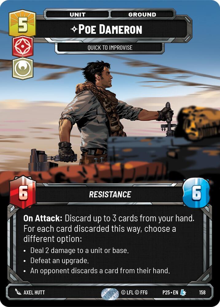 Poe Dameron - Quick to Improvise (158) [Sector and Regional Promos: Season 1]