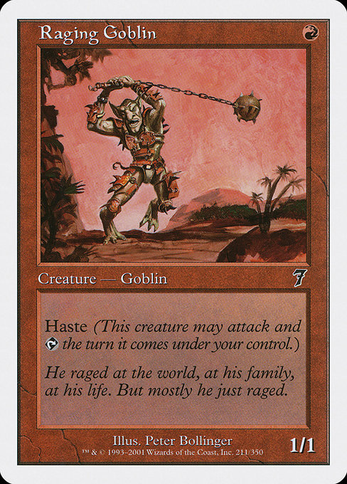 Raging Goblin (211) [Seventh Edition]
