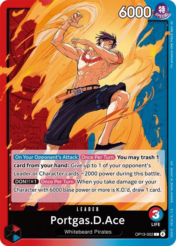 Portgas.D.Ace (002) (OP13-002) [Carrying On His Will]