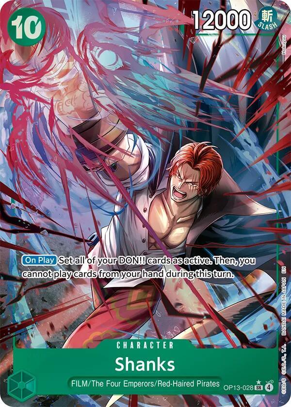 Shanks (028) (Alternate Art) (OP13-028) [Carrying On His Will]