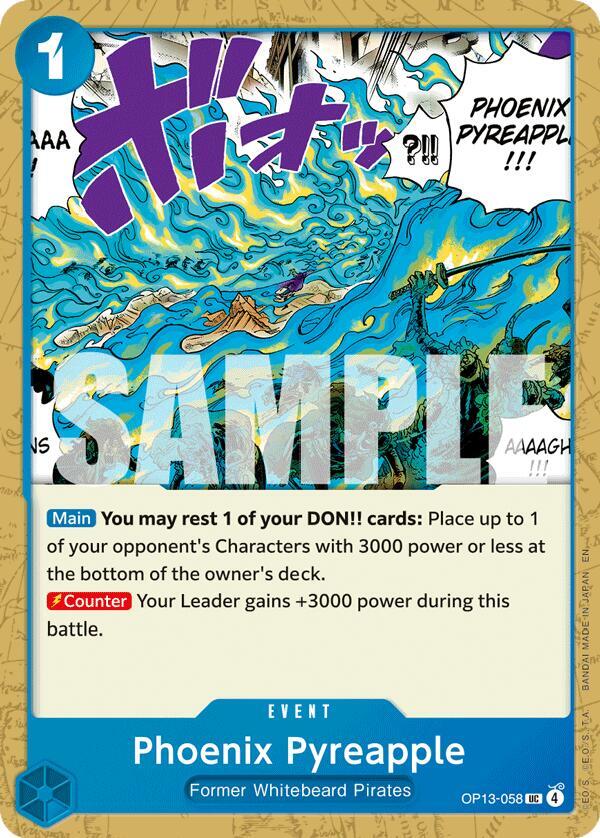 Phoenix Pyreapple (OP13-058) [Carrying On His Will]