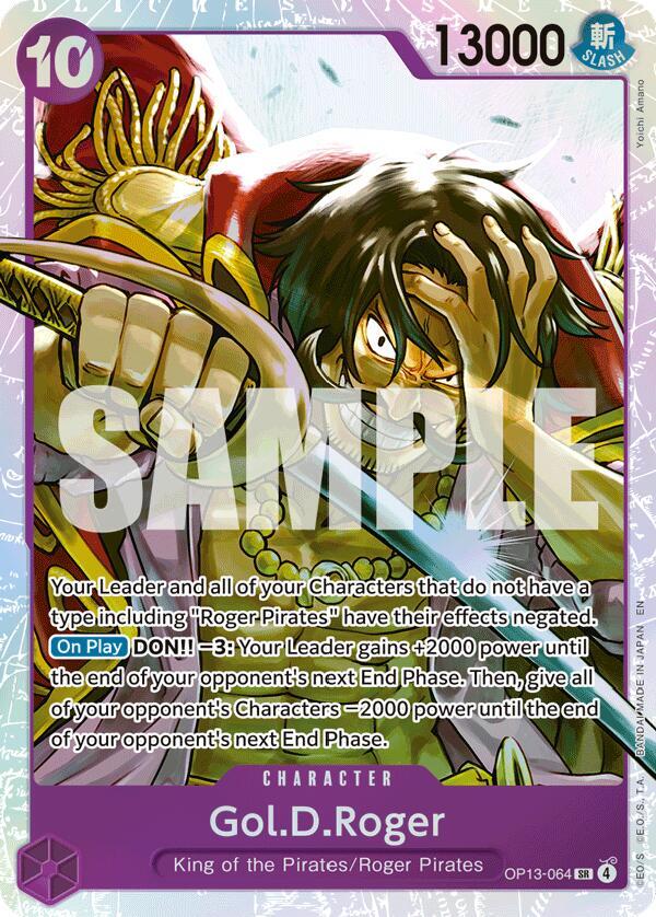 Gol.D.Roger (064) (OP13-064) [Carrying On His Will]