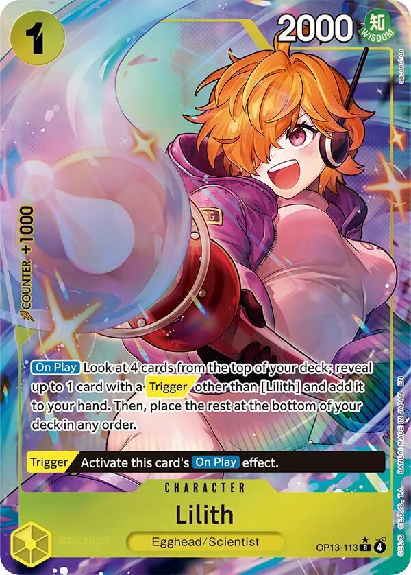 Lilith (Alternate Art) (OP13-113) [Carrying On His Will]
