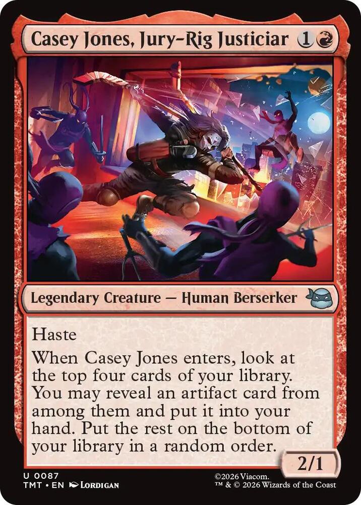 Casey Jones, Jury-Rig Justiciar (87) [Teenage Mutant Ninja Turtles]