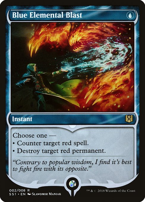 Blue Elemental Blast (2) [Signature Spellbook: Jace]
