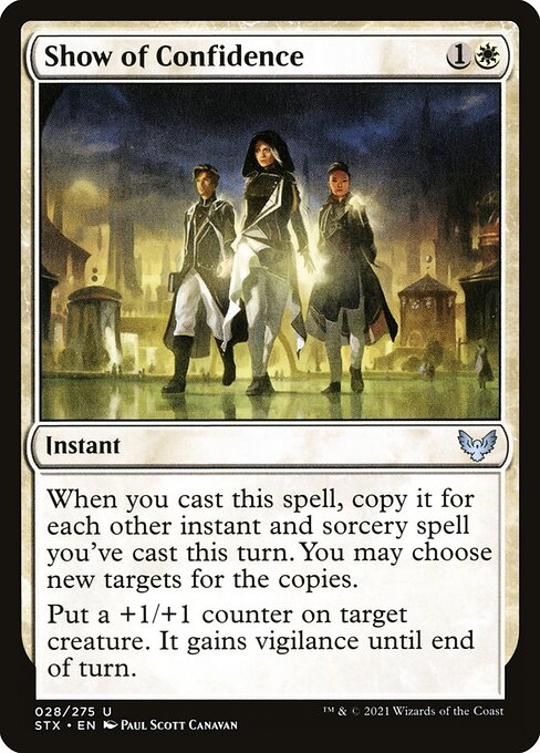 Show of Confidence (28) [Strixhaven: School of Mages]