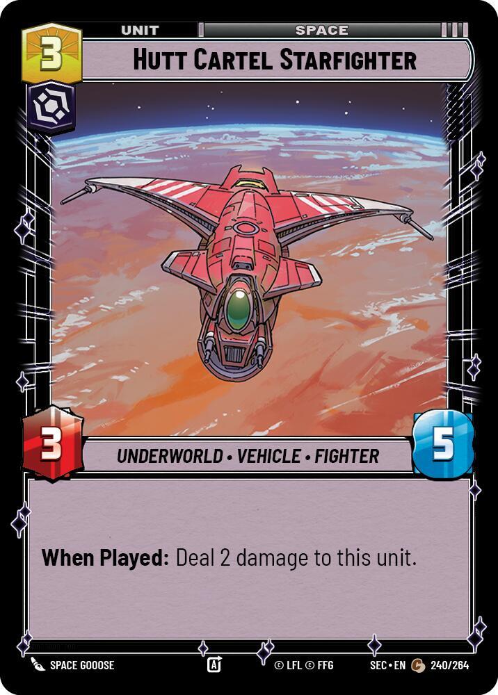 Hutt Cartel Starfighter (240/264) [Secrets of Power]