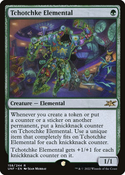 Tchotchke Elemental (158) [Unfinity]