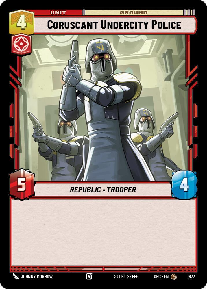 Coruscant Undercity Police (167/264) [Secrets of Power]