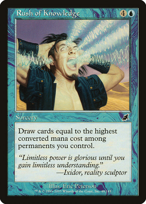 Rush of Knowledge (49) [Scourge]