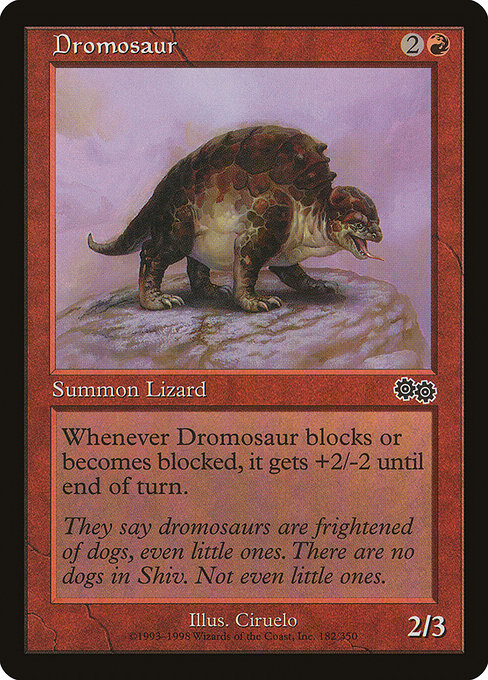Dromosaur (182) [Urza's Saga]