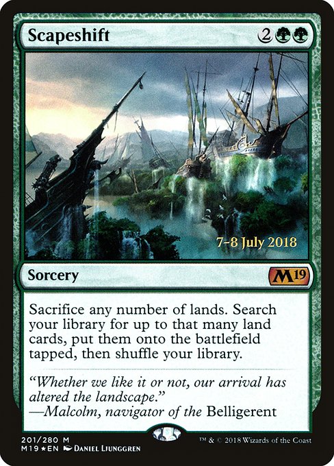 Scapeshift (201s) [Core Set 2019 Promos]