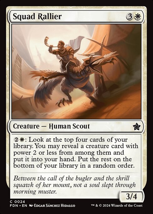 Squad Rallier (24) [Foundations]