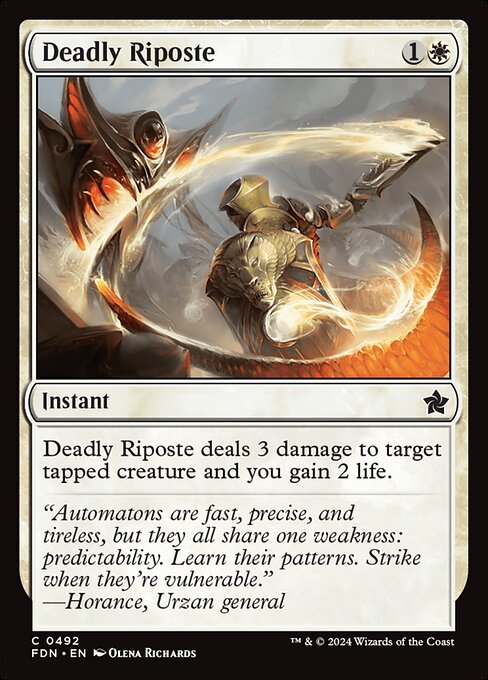 Deadly Riposte (492) [Foundations]