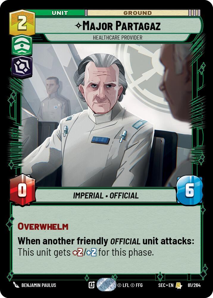 Major Partagaz - Healthcare Provider (81/264) [Secrets of Power]