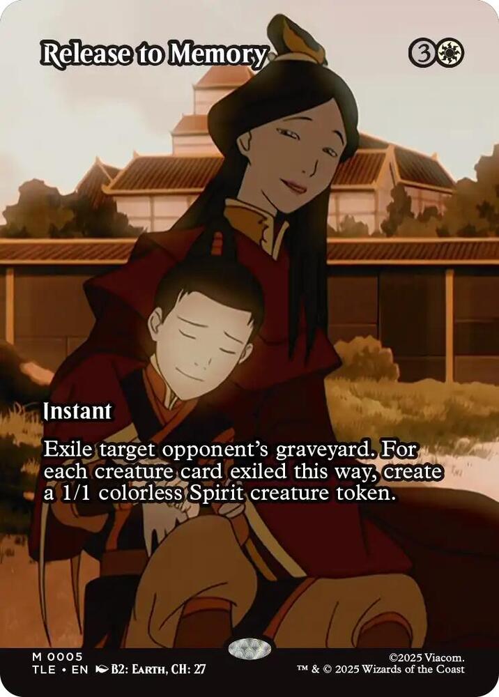 Release to Memory (Borderless) (5) [Avatar: The Last Airbender: Eternal-Legal]