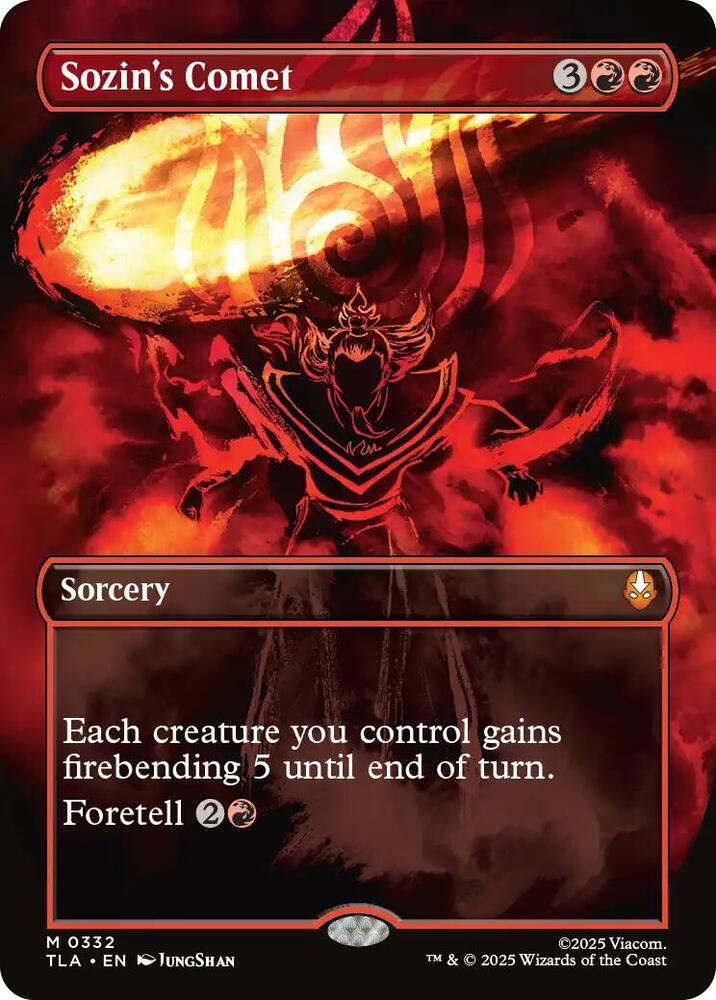 Sozin's Comet (0332) (Borderless) [Avatar: The Last Airbender]