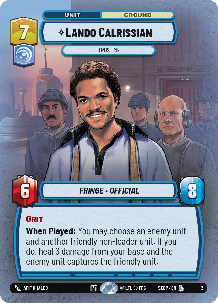 Lando Calrissian - Trust Me [Secrets of Power - Weekly Play Promos]