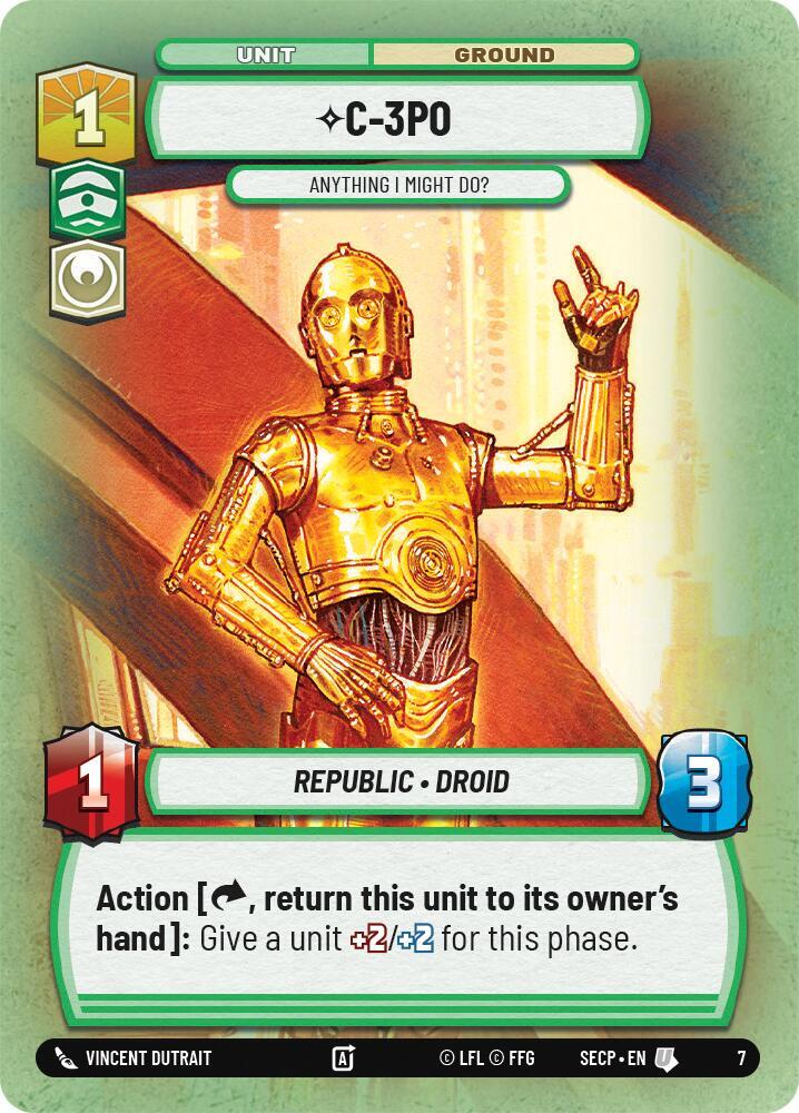 C-3PO - Anything I Might Do? [Secrets of Power - Weekly Play Promos]