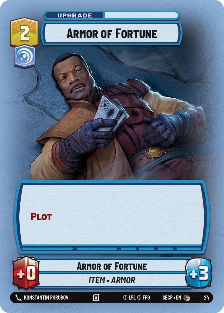 Armor of Fortune (Foil) [Secrets of Power - Weekly Play Promos]
