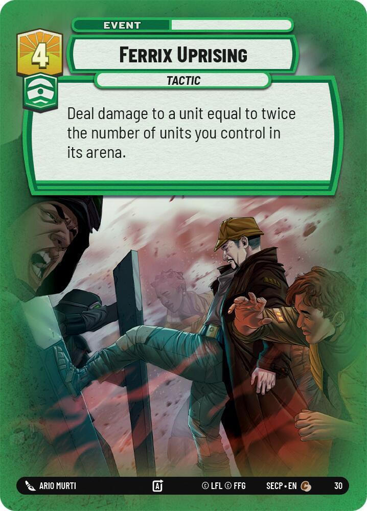 Ferrix Uprising (Foil) [Secrets of Power - Weekly Play Promos]