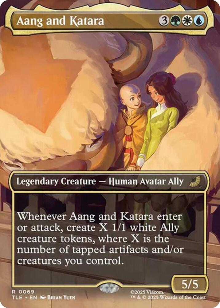 Aang and Katara (Borderless) (69) [Avatar: The Last Airbender: Eternal-Legal]