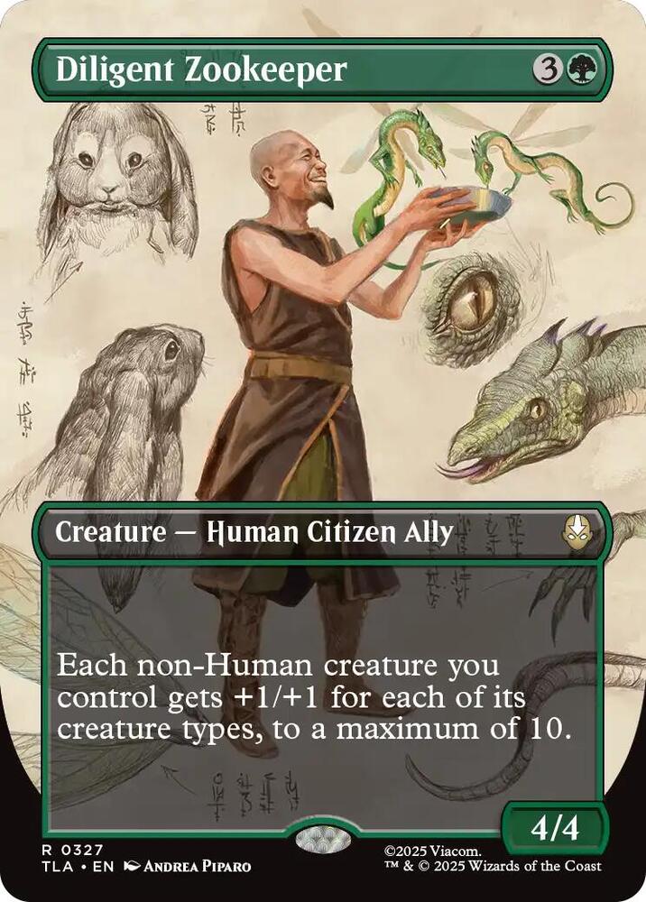 Diligent Zookeeper (Borderless) (327) [Avatar: The Last Airbender]