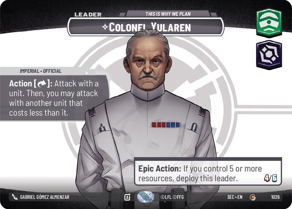Colonel Yularen - This is Why We Plan (Showcase) (1026) [Secrets of Power]