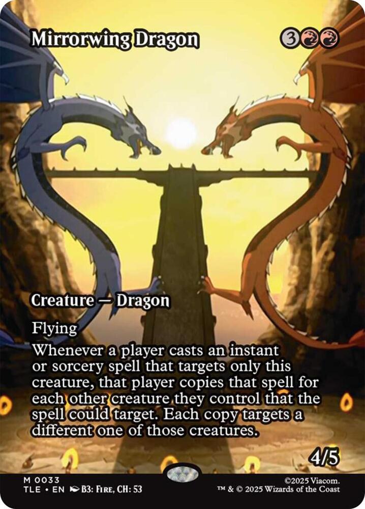 Mirrorwing Dragon (Borderless) (33) [Avatar: The Last Airbender: Eternal-Legal]