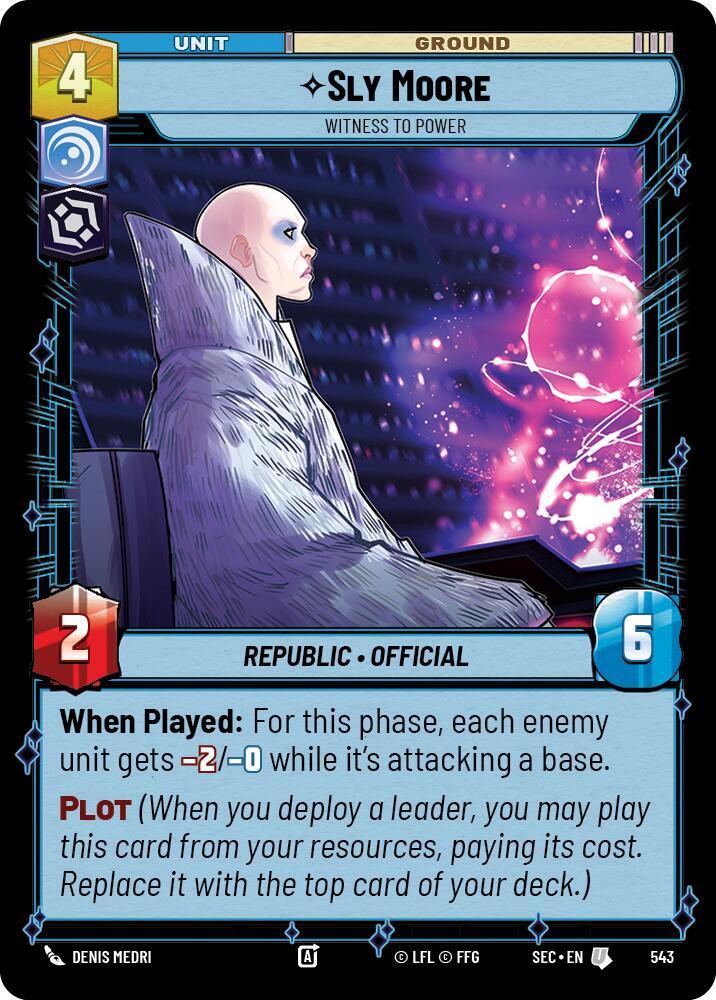 Sly Moore - Witness to Power (Foil) (543) [Secrets of Power]