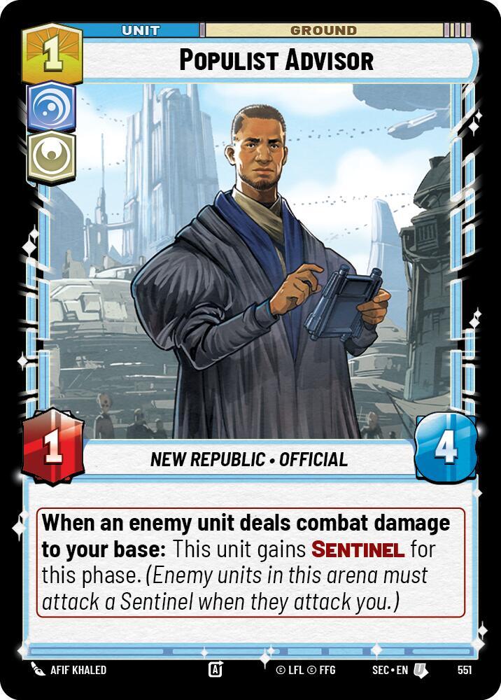 Populist Advisor (Foil) (551) [Secrets of Power]