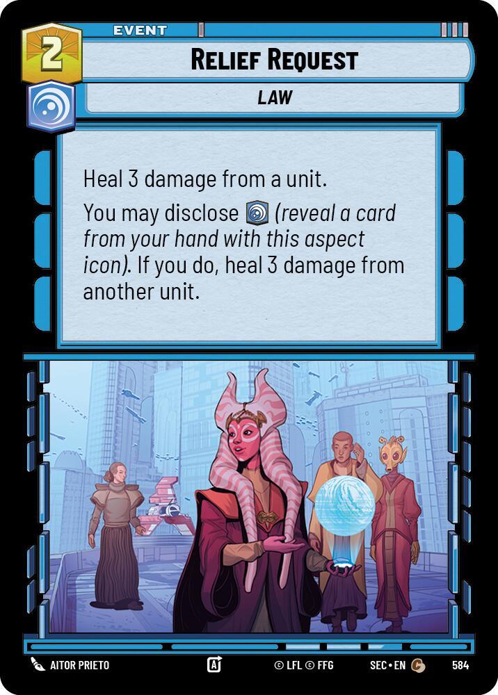 Relief Request (Foil) (584) [Secrets of Power]