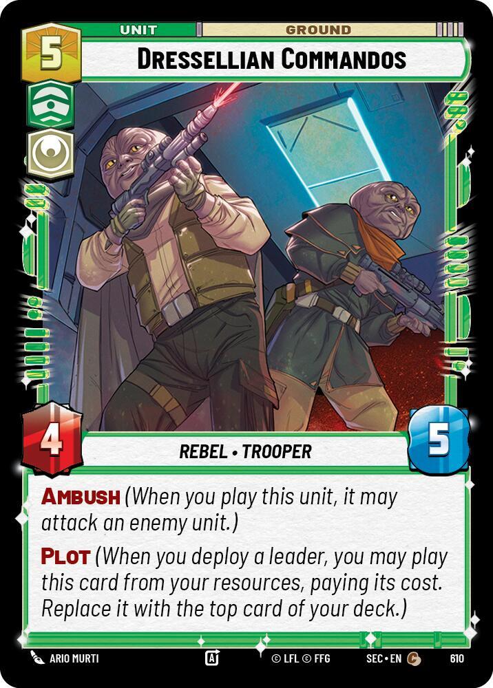 Dressellian Commandos (Foil) (610) [Secrets of Power]