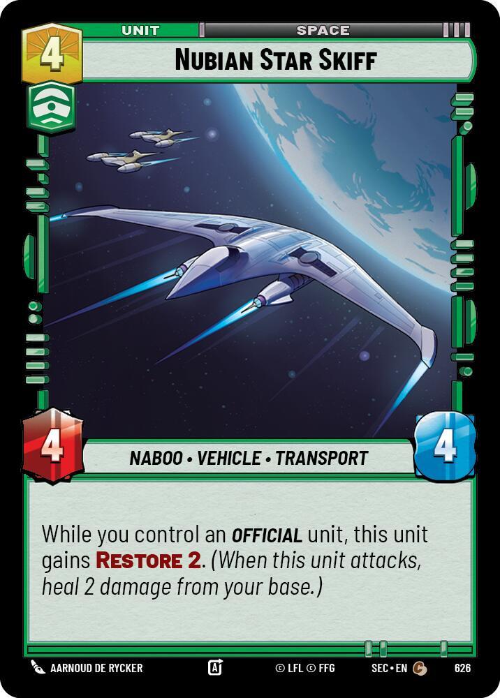 Nubian Star Skiff (Foil) (626) [Secrets of Power]
