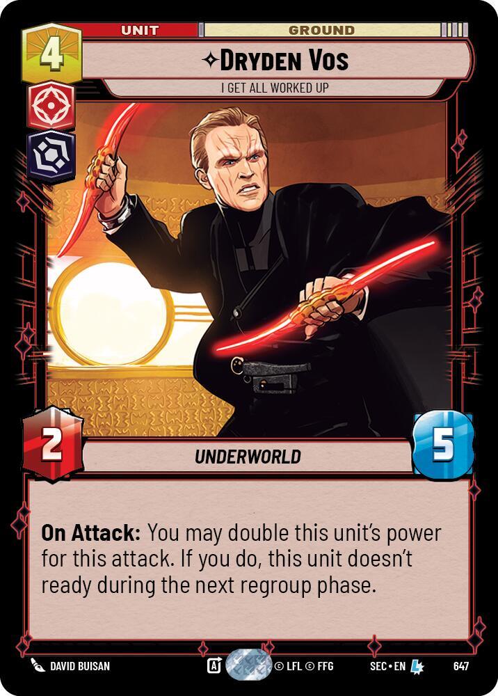 Dryden Vos - I Get All Worked Up (Foil) (647) [Secrets of Power]