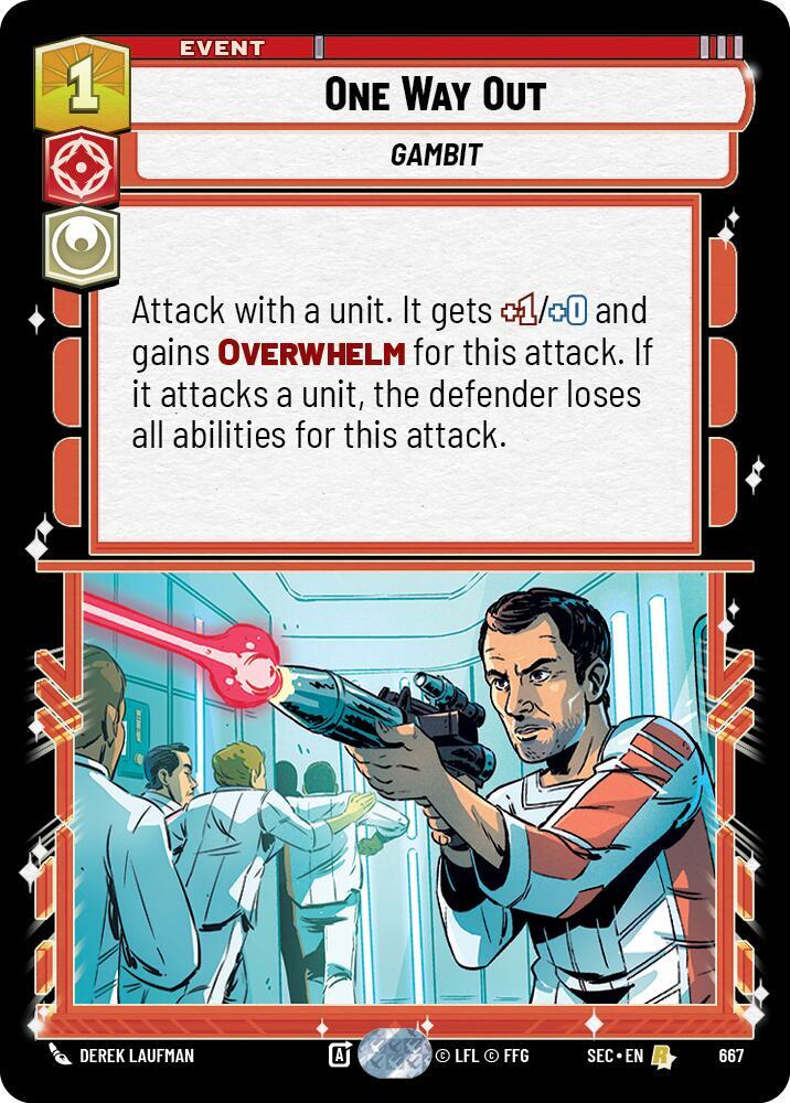 One Way Out (Foil) (667) [Secrets of Power]