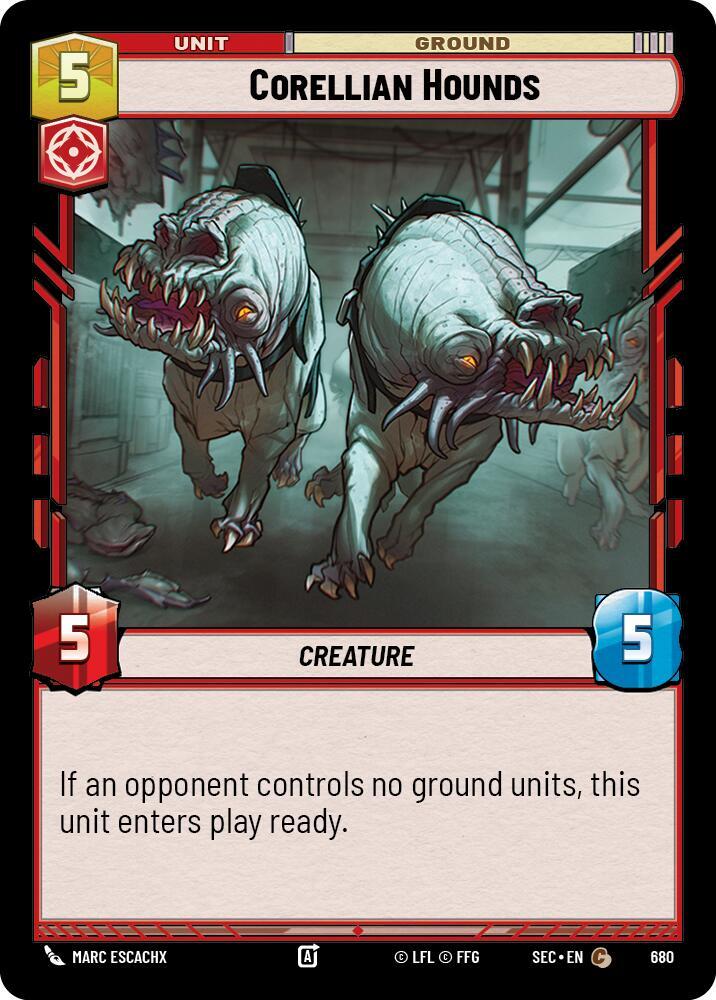 Corellian Hounds (Foil) (680) [Secrets of Power]