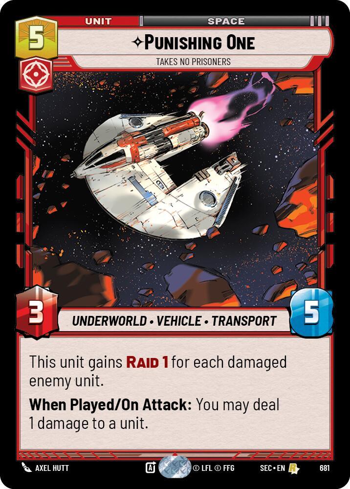Punishing One - Takes No Prisoners (Foil) (681) [Secrets of Power]