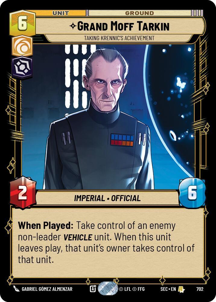 Grand Moff Tarkin - Taking Krennic's Achievement (Foil) (702) [Secrets of Power]
