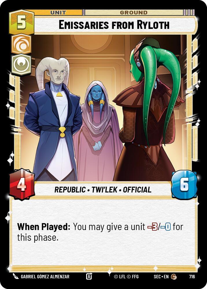 Emissaries from Ryloth (Foil) (716) [Secrets of Power]