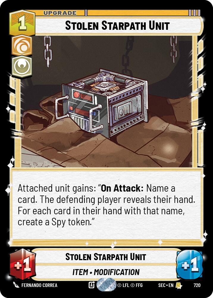 Stolen Starpath Unit (Foil) (720) [Secrets of Power]