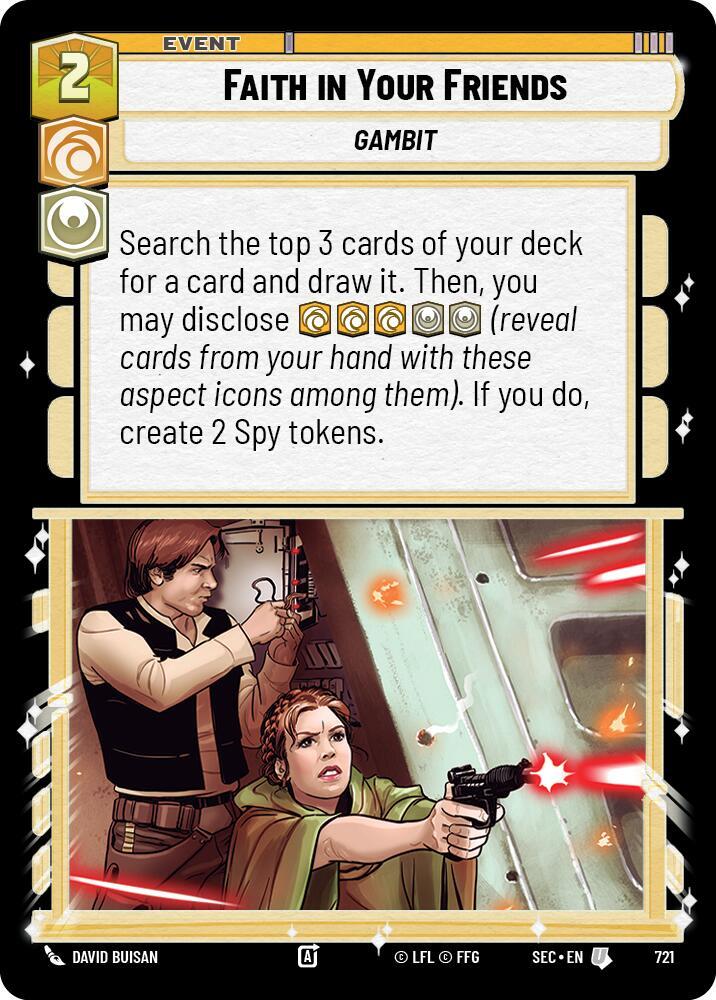 Faith in Your Friends (Foil) (721) [Secrets of Power]
