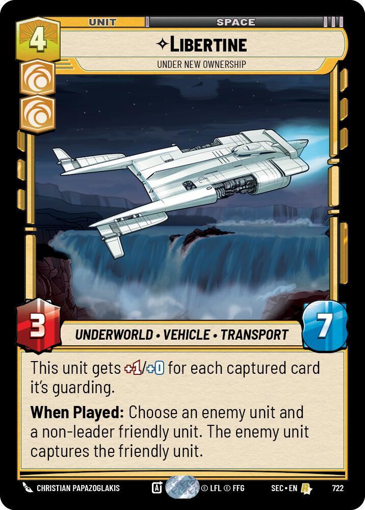Libertine - Under New Ownership (Foil) (722) [Secrets of Power]