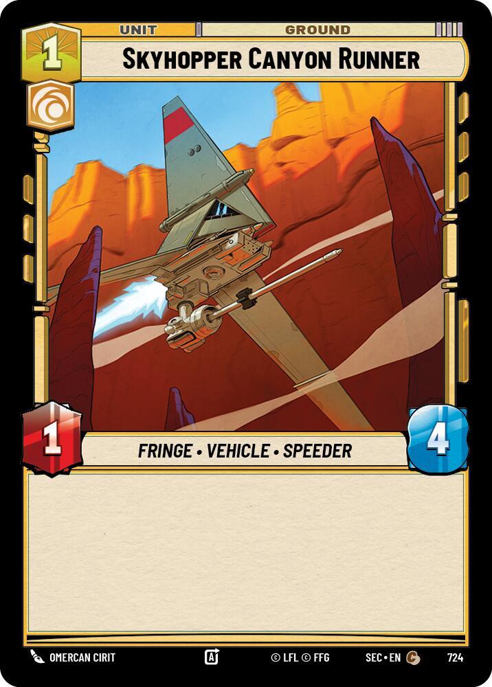 Skyhopper Canyon Runner (Foil) (724) [Secrets of Power]