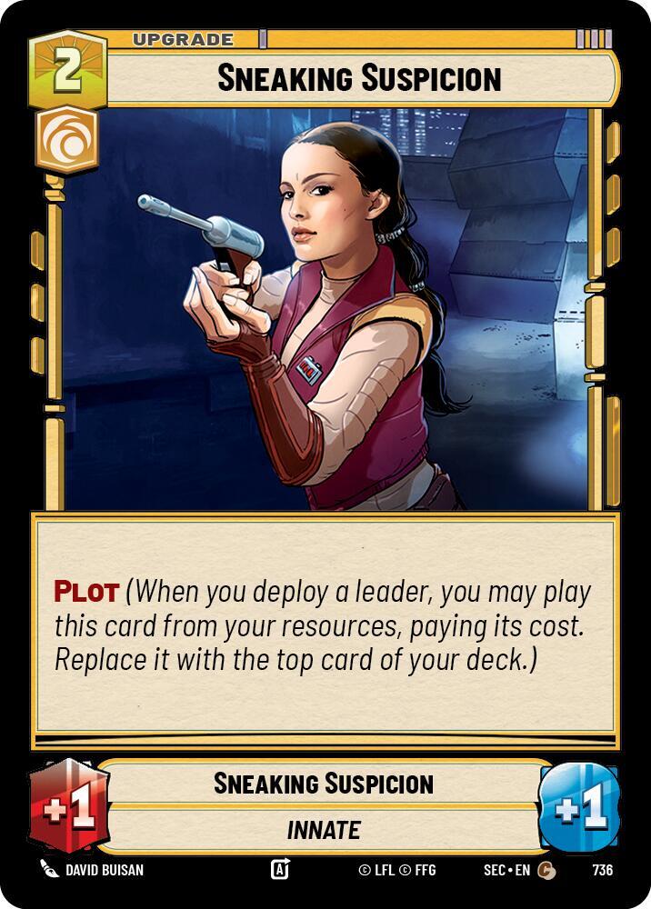 Sneaking Suspicion (Foil) (736) [Secrets of Power]